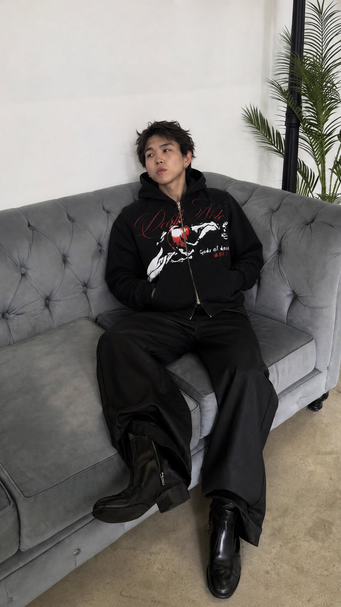 Death Note" Hoodie Black